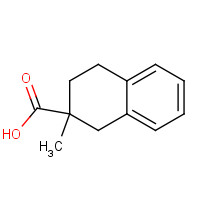 70335-56-7 2-methyl-3,4-dihydro-1H-naphthalene-2-carboxylic acid chemical structure
