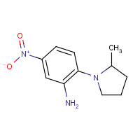 1233920-71-2 2-(2-methylpyrrolidin-1-yl)-5-nitroaniline chemical structure