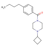 1000405-06-0 (4-butylphenyl)-(4-cyclobutylpiperazin-1-yl)methanone chemical structure