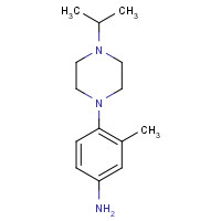 955369-09-2 3-methyl-4-(4-propan-2-ylpiperazin-1-yl)aniline chemical structure