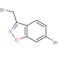651780-00-6 6-bromo-3-(bromomethyl)-1,2-benzoxazole chemical structure