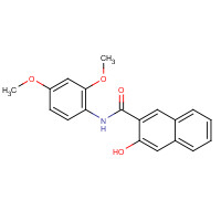 2672-77-7 N-(2,4-dimethoxyphenyl)-3-hydroxynaphthalene-2-carboxamide chemical structure