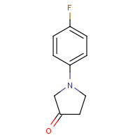 536742-69-5 1-(4-fluorophenyl)pyrrolidin-3-one chemical structure