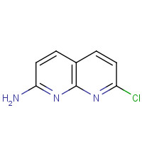 15944-33-9 7-chloro-1,8-naphthyridin-2-amine chemical structure