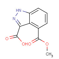 393553-44-1 4-methoxycarbonyl-1H-indazole-3-carboxylic acid chemical structure