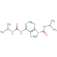 1092352-83-4 N-propan-2-yl-6-(propan-2-ylcarbamoylamino)purine-9-carboxamide chemical structure