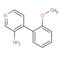 146141-01-7 4-(2-methoxyphenyl)pyridin-3-amine chemical structure