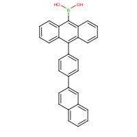 853945-48-9 [10-(4-naphthalen-2-ylphenyl)anthracen-9-yl]boronic acid chemical structure