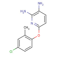 224187-31-9 6-(4-chloro-2-methylphenoxy)pyridine-2,3-diamine chemical structure