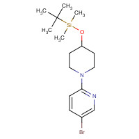 1020658-61-0 [1-(5-bromopyridin-2-yl)piperidin-4-yl]oxy-tert-butyl-dimethylsilane chemical structure