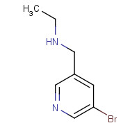 1152850-79-7 N-[(5-bromopyridin-3-yl)methyl]ethanamine chemical structure