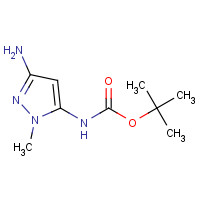 948573-70-4 tert-butyl N-(5-amino-2-methylpyrazol-3-yl)carbamate chemical structure