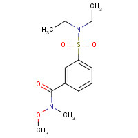 317829-65-5 3-(diethylsulfamoyl)-N-methoxy-N-methylbenzamide chemical structure