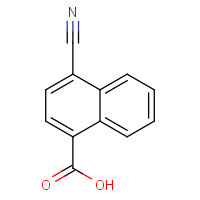 3839-19-8 4-cyanonaphthalene-1-carboxylic acid chemical structure