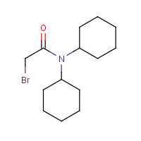54700-62-8 2-bromo-N,N-dicyclohexylacetamide chemical structure