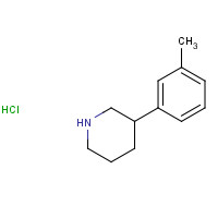 1184977-99-8 3-(3-methylphenyl)piperidine;hydrochloride chemical structure