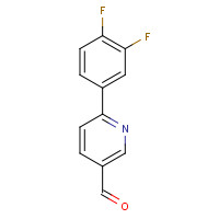 898404-54-1 6-(3,4-difluorophenyl)pyridine-3-carbaldehyde chemical structure