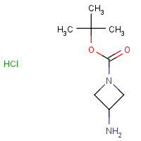 1210273-37-2 tert-butyl 3-aminoazetidine-1-carboxylate;hydrochloride chemical structure