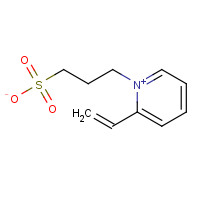 6613-64-5 3-(2-ethenylpyridin-1-ium-1-yl)propane-1-sulfonate chemical structure