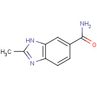 93192-50-8 2-methyl-3H-benzimidazole-5-carboxamide chemical structure