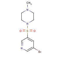 1007212-08-9 1-(5-bromopyridin-3-yl)sulfonyl-4-methylpiperazine chemical structure