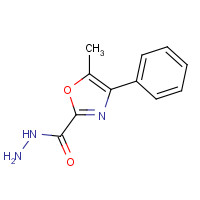 33123-86-3 5-methyl-4-phenyl-1,3-oxazole-2-carbohydrazide chemical structure