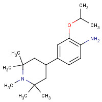 1462951-43-4 4-(1,2,2,6,6-pentamethylpiperidin-4-yl)-2-propan-2-yloxyaniline chemical structure