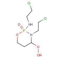 39800-28-7 N,3-bis(2-chloroethyl)-4-hydroperoxy-2-oxo-1,3,2$l^{5}-oxazaphosphinan-2-amine chemical structure