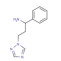 883291-44-9 1-phenyl-3-(1,2,4-triazol-1-yl)propan-1-amine chemical structure