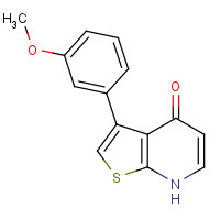 1312594-51-6 3-(3-methoxyphenyl)-7H-thieno[2,3-b]pyridin-4-one chemical structure
