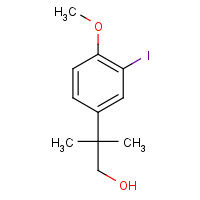 944280-13-1 2-(3-iodo-4-methoxyphenyl)-2-methylpropan-1-ol chemical structure