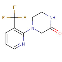 683242-14-0 4-[3-(trifluoromethyl)pyridin-2-yl]piperazin-2-one chemical structure