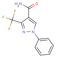 1185292-87-8 1-phenyl-3-(trifluoromethyl)pyrazole-4-carboxamide chemical structure