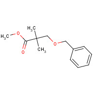 96556-40-0 methyl 2,2-dimethyl-3-phenylmethoxypropanoate chemical structure