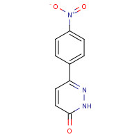 105537-49-3 3-(4-nitrophenyl)-1H-pyridazin-6-one chemical structure