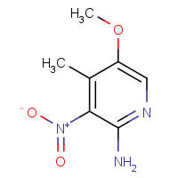 1003711-16-7 5-methoxy-4-methyl-3-nitropyridin-2-amine chemical structure