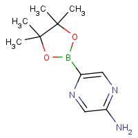 947249-41-4 5-(4,4,5,5-tetramethyl-1,3,2-dioxaborolan-2-yl)pyrazin-2-amine chemical structure
