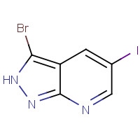1305324-61-1 3-bromo-5-iodo-2H-pyrazolo[3,4-b]pyridine chemical structure