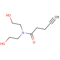 1444123-24-3 N,N-bis(2-hydroxyethyl)pent-4-ynamide chemical structure