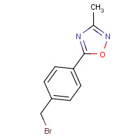 362529-03-1 5-[4-(bromomethyl)phenyl]-3-methyl-1,2,4-oxadiazole chemical structure