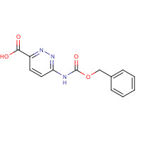 1197193-41-1 6-(phenylmethoxycarbonylamino)pyridazine-3-carboxylic acid chemical structure
