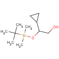 1572048-68-0 2-[tert-butyl(dimethyl)silyl]oxy-2-cyclopropylethanol chemical structure