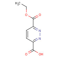604000-34-2 6-ethoxycarbonylpyridazine-3-carboxylic acid chemical structure