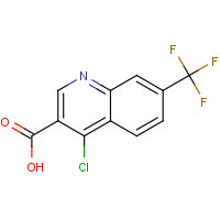 89524-63-0 4-chloro-7-(trifluoromethyl)quinoline-3-carboxylic acid chemical structure