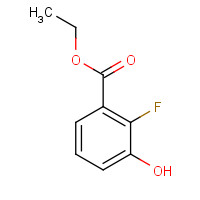 105836-28-0 ethyl 2-fluoro-3-hydroxybenzoate chemical structure