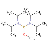 92611-10-4 N-[[di(propan-2-yl)amino]-methoxyphosphanyl]-N-propan-2-ylpropan-2-amine chemical structure