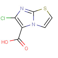 24918-20-5 6-chloroimidazo[2,1-b][1,3]thiazole-5-carboxylic acid chemical structure
