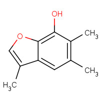 119048-14-5 3,5,6-trimethyl-1-benzofuran-7-ol chemical structure