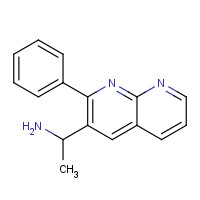 1383677-36-8 1-(2-phenyl-1,8-naphthyridin-3-yl)ethanamine chemical structure