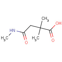 716362-43-5 2,2-dimethyl-4-(methylamino)-4-oxobutanoic acid chemical structure